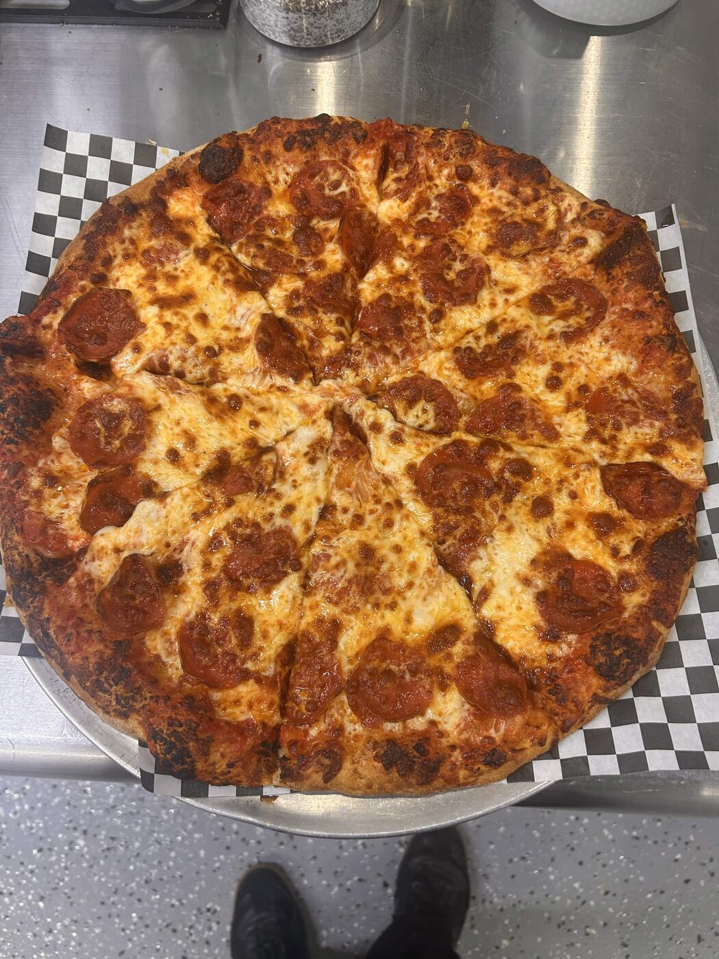 Fresh pizza from Pin Seeker Sports Grill in Bremerton